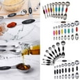 thumbnail image 3 of Magnetic Measuring Spoons Set, Stainless Steel Double Headed Stackable Kitchen Spoons for Dry & Liquid Ingredients, Teaspoon Tablespoon Measuring Utensils for Baking Cooking Spices Coffee Sugar Flour, 3 of 3
