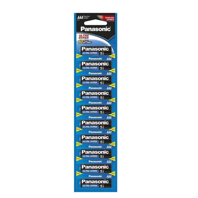 Pila Panasonic Carbon Zinc Azul Aaa Tira C/10