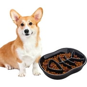 Dog Slow Feeder Ceramic Cat Dog Bowl Dog Dish Slow Feeding Food Bowls for Bulldog Puppy Medium Dogs Pet Diet