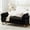 Black, variant on BaseBeauty 66" Storage Bench for Bedroom, End of Bed Bench with Gold Legs, Black Bench for Bedroom with Arms, Teddy