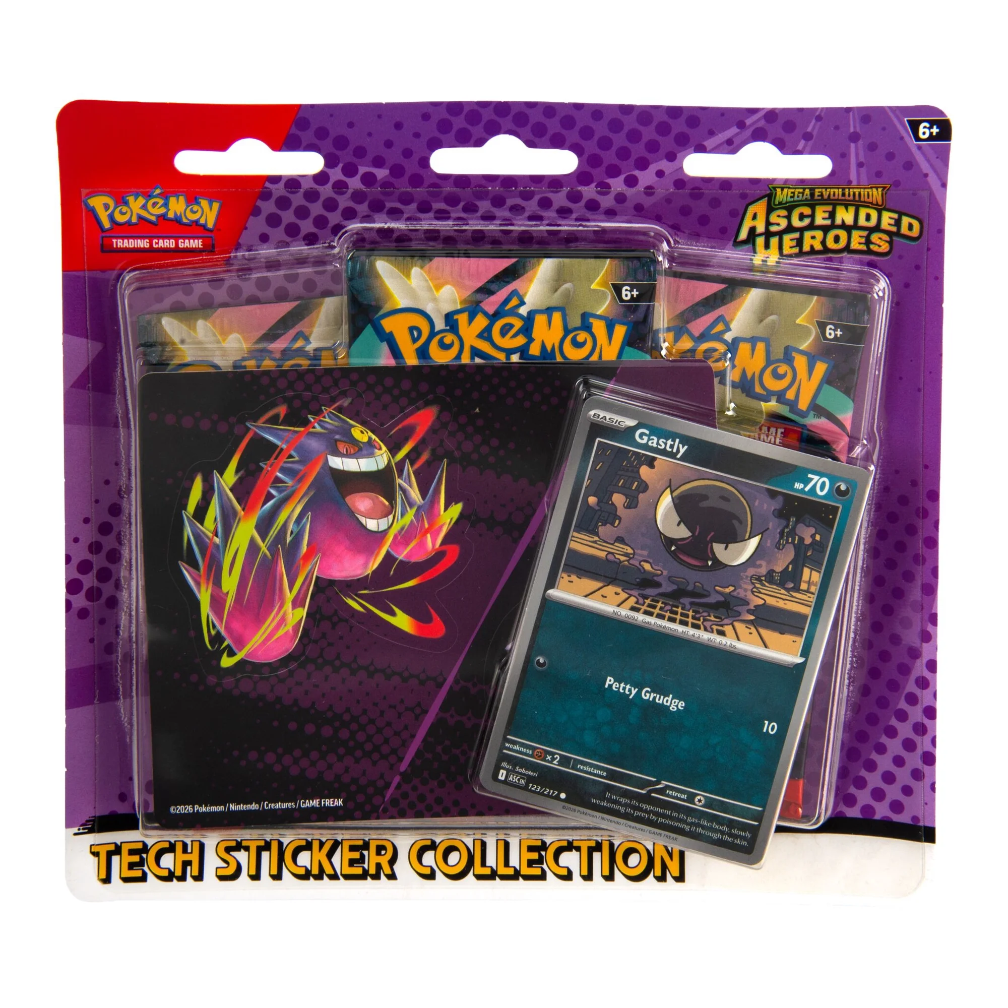 Pokemon Mega Evolution 2.5 Ascended Heroes Tech Sticker Collection BUNDLE