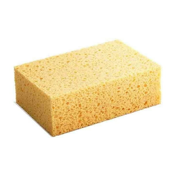 Esponja de pulpa de madera gruesa para la limpieza de azulejos. Esponja de fregar duradera. No se pudre fácilmente. Almohadilla de limpieza absorbente para encimeras de cocina y baño, superficies de