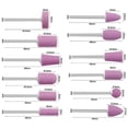 thumbnail image 3 of 12Pcs Abrasive Mounted Stone For Rotary Tools Grinding Wheel Head Accessories, 3 of 9