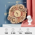 thumbnail image 4 of ZXM 3D Wooden Puzzles for Adults,Wooden Clock Puzzle Kit,Wood Model Kits for Adults to Build,Zodiac Wall Clock Wood Puzzles for Adults,Engineering Building Clock Kits for Kids,Hobbies for Men Women, 4 of 7