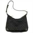 thumbnail image 1 of Pre-Owned Louis Vuitton Little Boulogne Noir Shoulder Bag Monogram Satin M92142 Black... (Good), 1 of 10