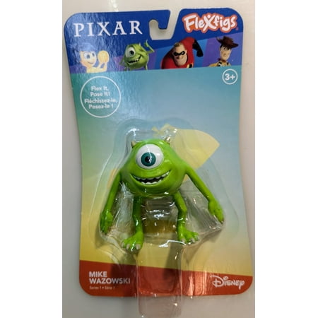 FleXfigs Pixar Mike Wazowski bendable toy figure NJ Croce 52730