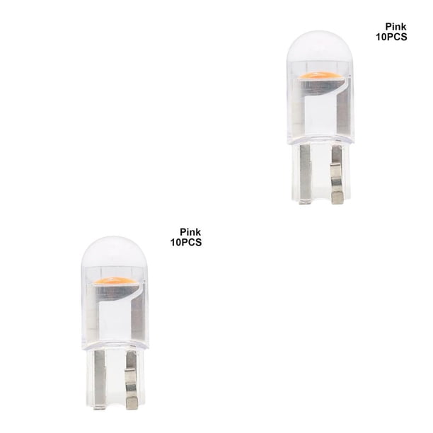 Speravity Car Bulbs LED Cold Light Bulbs Reading Night Light Car Width Lamp, 10pcs, Pink Type1 NO1 Speravity CBP168330