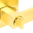 thumbnail image 3 of HEATSHAKING Interior Door Knobs Square Design for Homeowners Privacy Locking 1 Set, 3 of 5