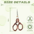 thumbnail image 2 of FACEGA Scissors All Purpose,Zinc Alloy Handle 4.5" Sewing Scissors,Pointed Adult Scissors,Multcolor5, 2 of 7