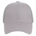 thumbnail image 7 of Falari Trucker Hat 2-Piece Set, 6 Panel, Cotton Mesh, Adjustable Size Baseball Cap - Light Gray & Light Gray, 7 of 7