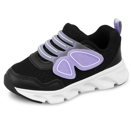 

Girls Sneakers Toddlers Breathable Mesh Shoes Kids Butterfly Hook And Loop Running Shoes