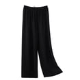 thumbnail image 2 of Hilenly Womens Pajama Pants Wide Leg Lounge Bottoms Comfy Viscose Pajamas for Women, 2 of 6