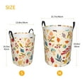 thumbnail image 3 of ZICANCN Laundry Basket Organizer, Fall Season Nature Leaf Collapsible Hamper for Bathroom Bedroom Laundry Room, Medium Size, 3 of 7