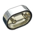 thumbnail image 2 of 2x Zócalo de Aleación Lado Bar Barra Colganet Holder Brida Ropa de Armario Color Plata, 2 of 7