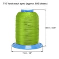 thumbnail image 4 of Unique Bargains Fil de Polyester Vert Collé, Extra Résistant, 710 Verges, 420D/0.45mm, 4 of 4