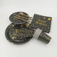 thumbnail image 1 of Suministros para fiestas de feliz cumpleaños, juego de vajilla desechable para fiestas, incluye platos, servilletas, vasos y cubiertos para hombres y mujeres, decoraciones para fiestas de cumpleaños, 1 of 1
