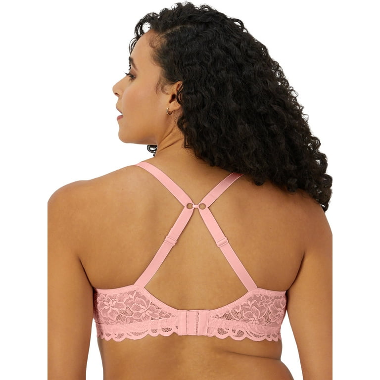 Bali Lace Desire Wireless Bra Gentle Peach 3XL Women's