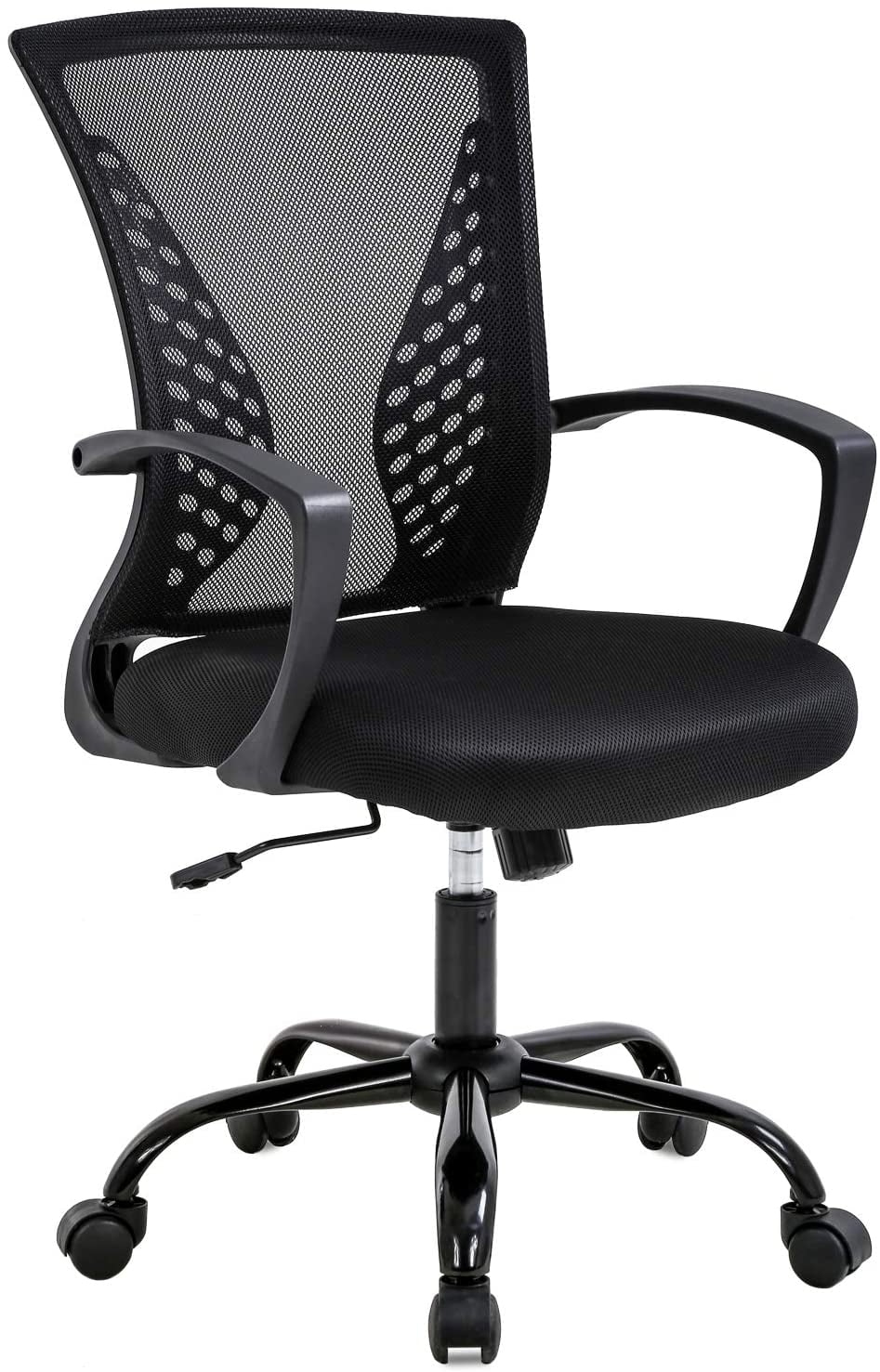 Adjustable Swivel Executive Office Chair Mesh Computer Desk Chair Lumbar Support 