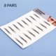 thumbnail image 5 of Fiudx Pegatinas, Cejas, Moldes, Cejas, Adhesivo Impermeable, Maquilla Soluciable, Diseño Aplicación Rápida, Mejora La Belleza Diaria, Apto Tipo de Rostro, Incluye 8 Pares, 5 of 7