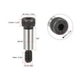 thumbnail image 2 of Unique Bargains Alloy Steel Socket Head Shoulder Bolts, 5/8'x5/16' Shoulder, 1/4-20 Thread, 6 Pack, 2 of 5