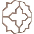 thumbnail image 3 of 33"W x 33"H x 3/8"T Extra Large Laird Decorative Fretwork Wood Ceiling Panels, Walnut, 3 of 10