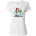 thumbnail image 3 of Inktastic Have a Mermaid Christmas with Crab and Seashell Women's T-Shirt, 3 of 5