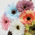 thumbnail image 5 of 12 PCS Artificial Flowers Fall Fake Gerbera Daisies Flowers Fake Daisy Faux Flowers Bouquets Silk Flowers Arrangements for Wedding Bridal Bouquet Party Home Table Decor, 5 of 9