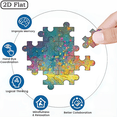 thumbnail image 5 of 1000pcs Adult Puzzle, 29.4*19.6 Inches Large Size, Seaside Flowers Design, Perfect for DIY Creative Fun with Family and Friends., 5 of 9