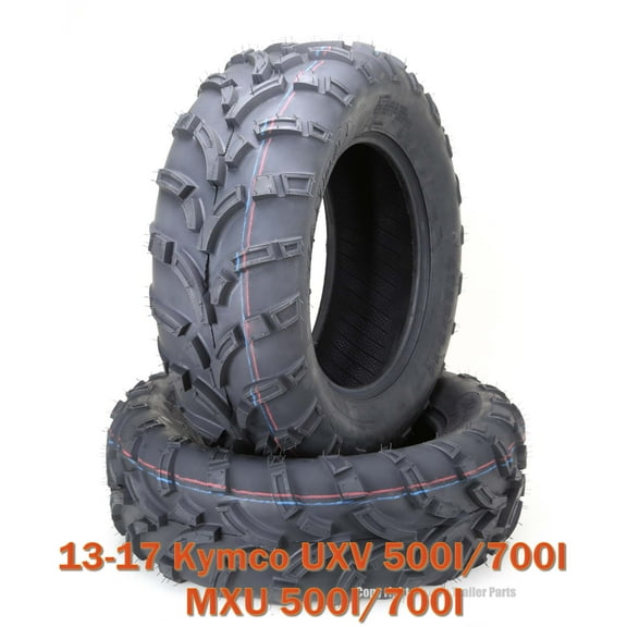 (2) WANDA 26x9-14 Front ATV Tire Set for 13-17 Kymco UXV MXU 500I/700I