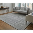 thumbnail image 2 of Feizy Eastfield Modern Abstract, Gray, 2' x 3' Accent Rug Sheen Handmade Casual Distressed Floor Rug for Living room Bedroom, 2 of 8