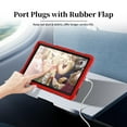 thumbnail image 7 of Fancing for Walmart ONN 10.1 Tablet Case Gen 4 2024 Tablet(Model:100135925),Heavy Duty Shockproof with Kickstand&Shoulder Strap Kids Friendly Case for Onn 10.1 inch Tablet Case 2024 Model(Red/Black), 7 of 7