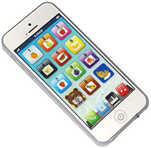 iphone Smart Kids Toddler Toy Music Cell Phone Recharable Mobile Xmas Gift ^^ 