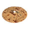 thumbnail image 2 of Balery Brown Mushrooms Printed Christmas Tree Skirt , Merry Christmas Party Christmas Tree Decoration,Adjustable Tree Skirt-30", 2 of 8