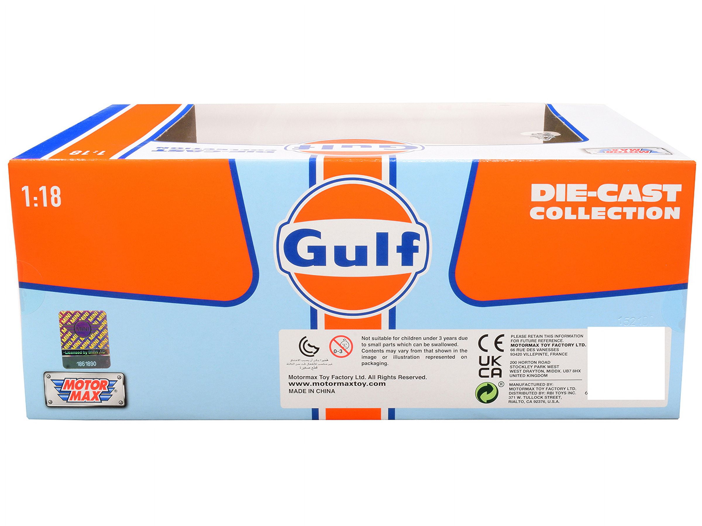 1940 Ford Sedan Delivery Light Blue and White "Gulf Oil-Gulfpride" "Gulf Die-Cast Collection" 1/24 Diecast Model Car by Motormax