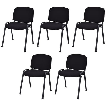 Office Reception Furniture Sets Topbuy Set of 5 Office Meeting Chair Elegant Conference Waiting Guest Reception Chairs w/ Armrest ()