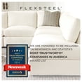 thumbnail image 2 of Flexsteel Flex 6-Seat Fabric Sectional with Standard Arm & Ottoman in Gray, 2 of 5