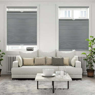 Regal Living Top Down Bottom Up Blackout Cordless Cellular Shade, Anchor Gray - 19" W x 48" L