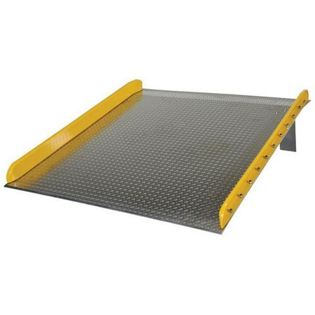 Vestil Manufacturing TAS-10-7272 72 x 72 in. Aluminum Dockboard with Steel Curb - 10000 lbs