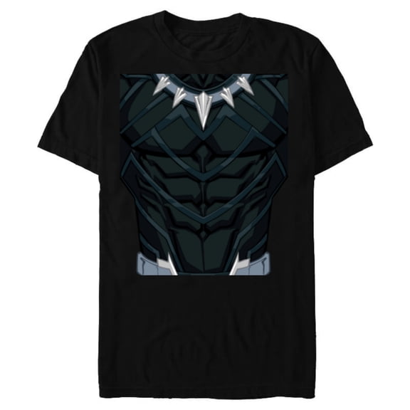 Marvel Black Panther King T'Challa Costume - Short Sleeve Blended T-Shirt for Adults - Customized-Black Snow Heather
