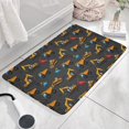 thumbnail image 3 of Cartoon Construction Vehicles Cranes Flannel Non Slip Door Rugs,Washable Door Mats Indoor,Decorative Door Mats,Dirt-Resistant and Absorbent Doormat for Entrance,Bedroom,Kitchen,Bathroom,31.5"x17", 3 of 4