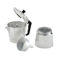 thumbnail image 6 of Fiocias 3-Cup Stovetop Espresso Maker Moka Pot, Italian Design, Stainless Steel 3 Cups, 6 of 9