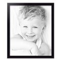 thumbnail image 2 of ArtToFrames 20" x 24" Satin Black Bull Nose Picture Frame, 20x24 inch Black Wood Poster Frame (WOM-1417), 4 Pack, 2 of 6
