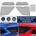 thumbnail image 1 of ALLTIMES Radiator Mesh Grille for Corvette C8 2020-2023, Aluminum Durable Black Powder Coated, 1 of 11