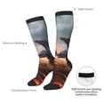 thumbnail image 4 of Naloa Lava Dragon Thigh High Socks Extra Long Stretchy Sock Women Over Knee High Opaque Stocking Daily Wear, 4 of 6