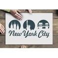 thumbnail image 3 of New York City, New York, Retro Skyline, Tryptic (19x27 inches, Premium 500 Piece Jigsaw Puzzle for Adults and Family, Made in USA), 3 of 4