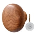 thumbnail image 2 of Gancho de madera para abrigos, decorativo, para uso general, para interiores y exteriores, para colgar en la pared. Redondo, 2 of 9