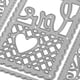 thumbnail image 3 of 2 Unidades de Dados de Corte de Corte Dies en Relieve Acero al Carbono,Herrmaienta Educativos Baoblaze Cutting Dies Stencils, 3 of 6