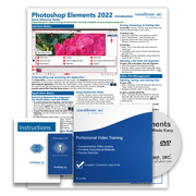 Learn Photoshop Elements 2022 Deluxe Training Tutorial- Video Lessons, PDF Instruction Manual, Quick Reference Software Guide for Windows by TeachUcomp, Inc.