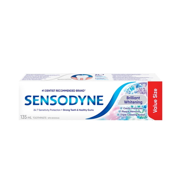 Sensodyne Brilliant Whitening Sensitive Toothpaste 135ml