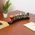 thumbnail image 2 of Diceymbol Wooden Christmas Train with Snowman Mini Train Decor for Christmas Party Christmas Cute Train Ornament Toys for Kids Gift Home Decoration Merry Christmas, 2 of 7